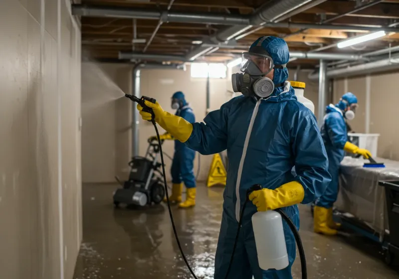 Basement Sanitization and Antimicrobial Treatment process in Kauai County, HI