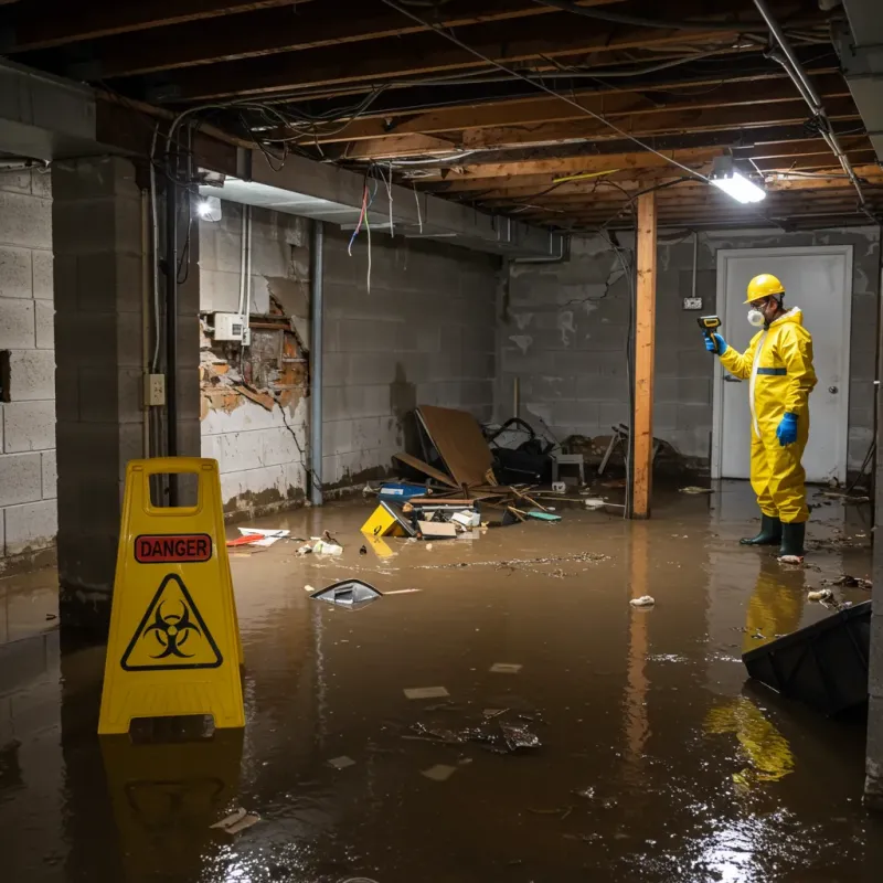 Flooded Basement Electrical Hazard in Kauai County, HI Property